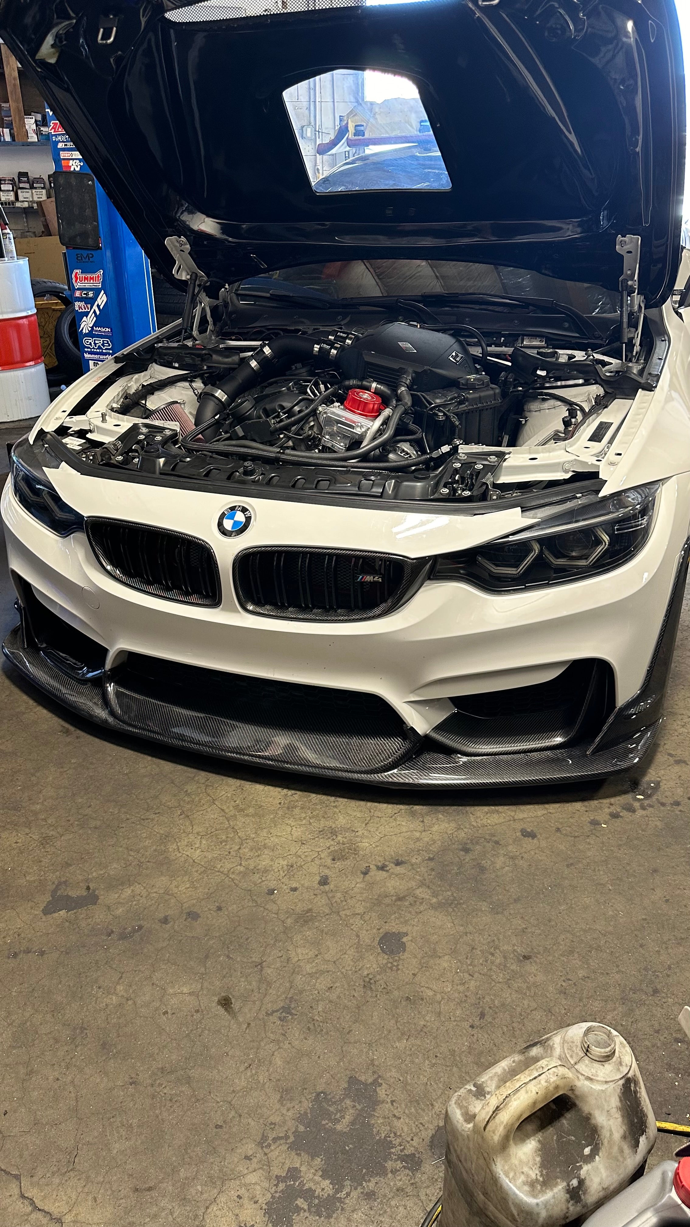 Dual Carbon Slat Front Grilles - BMW F80 M3