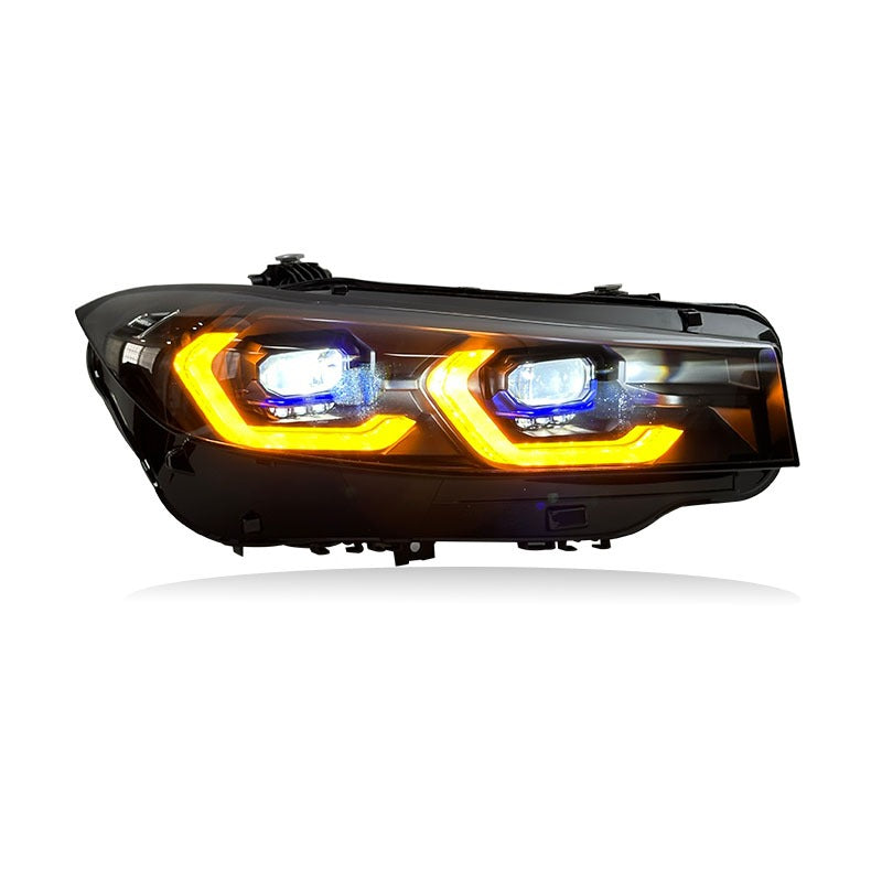 LED Laser G8X Style Dual DRL Color Headights - BMW G20 / G28 3 Series