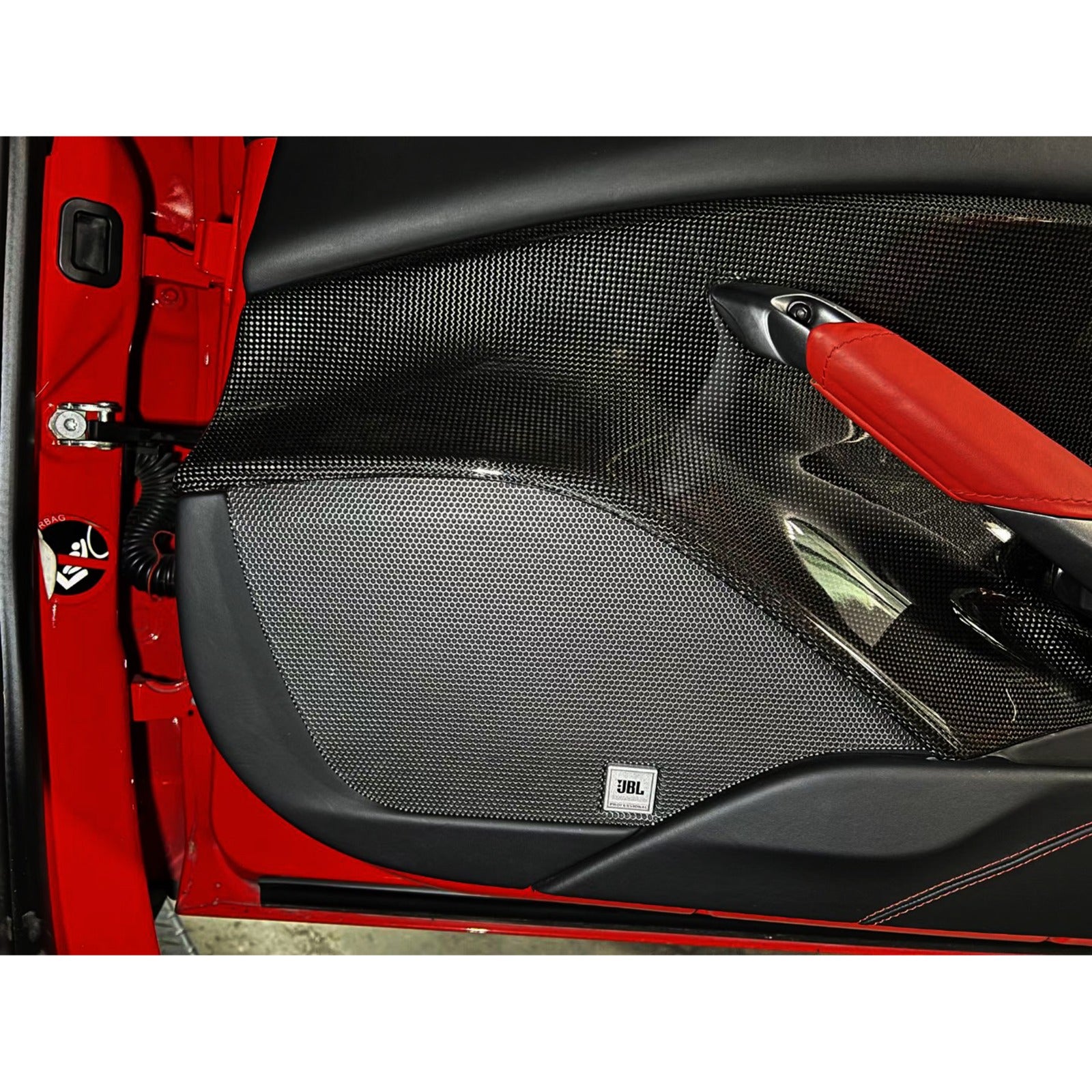 Carbon Fiber interior Door Trim - Ferrari 488 GTB 2015-2020