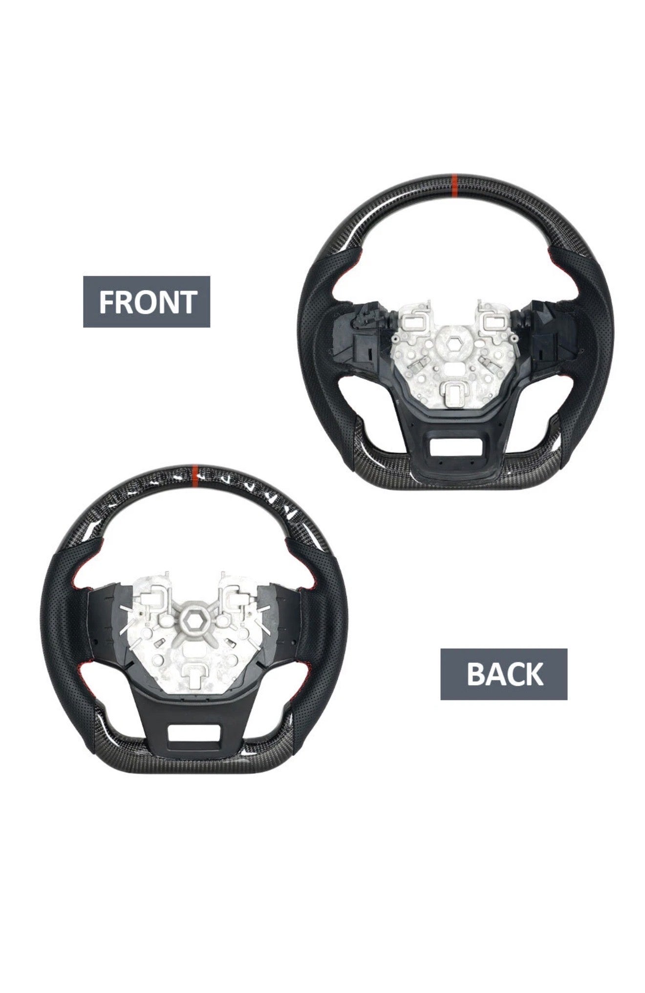 Ford F150 F-150 Raptor Real Carbon Fiber Steering Wheel 2015-2020