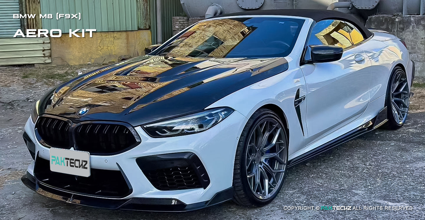 BMW M8 F91 F92 F93 Paktechz Design Carbon Fiber Front Center Air Vent Trim