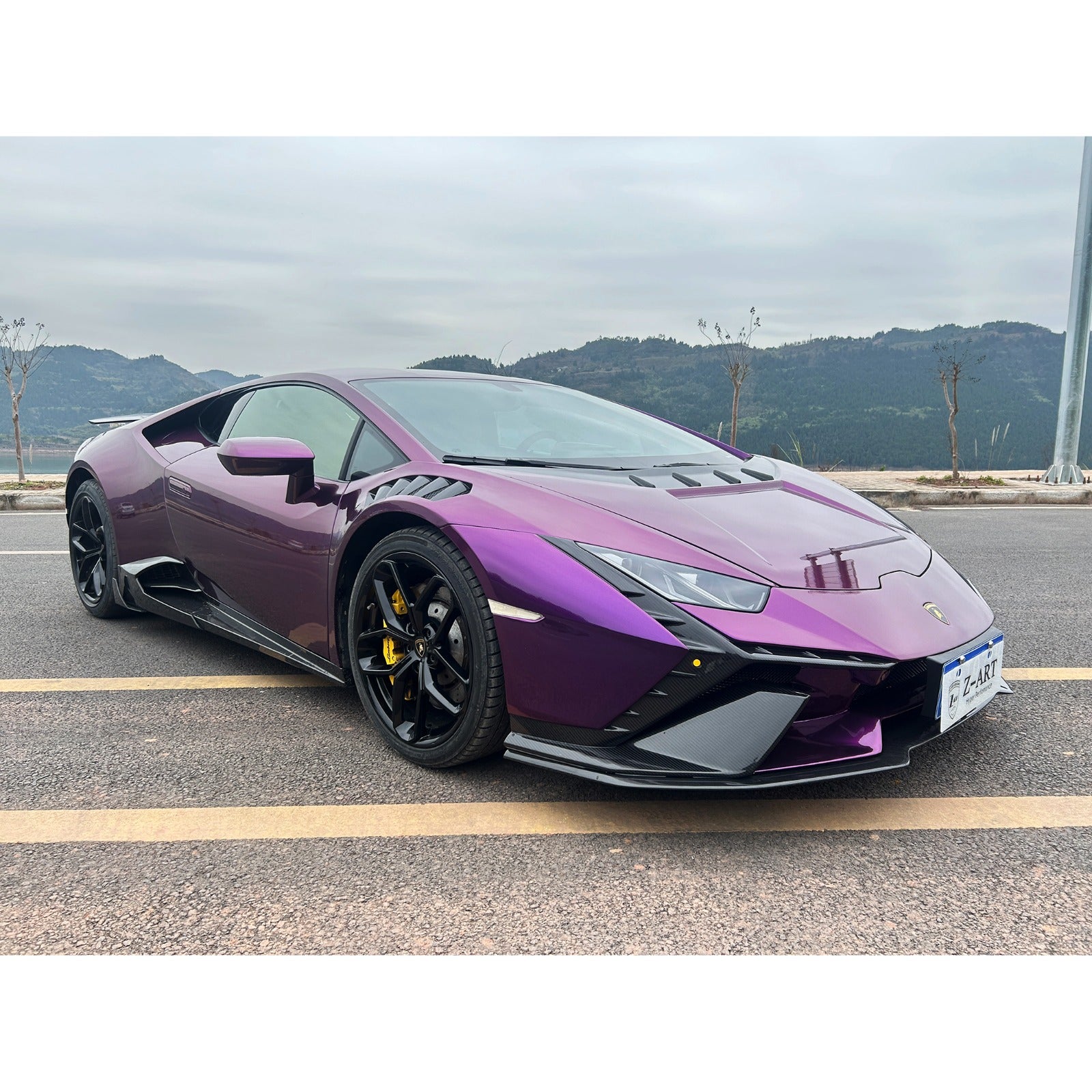 Dry Carbon Fiber Front Fender - Lamborghini Huracan LP580 LP610 LP640 / Tecnica