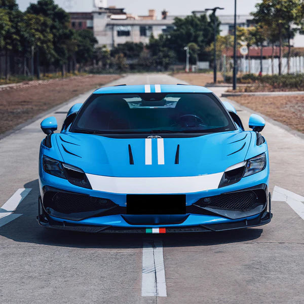 FERRARI 296 GTB Dry carbon fiber Front lip