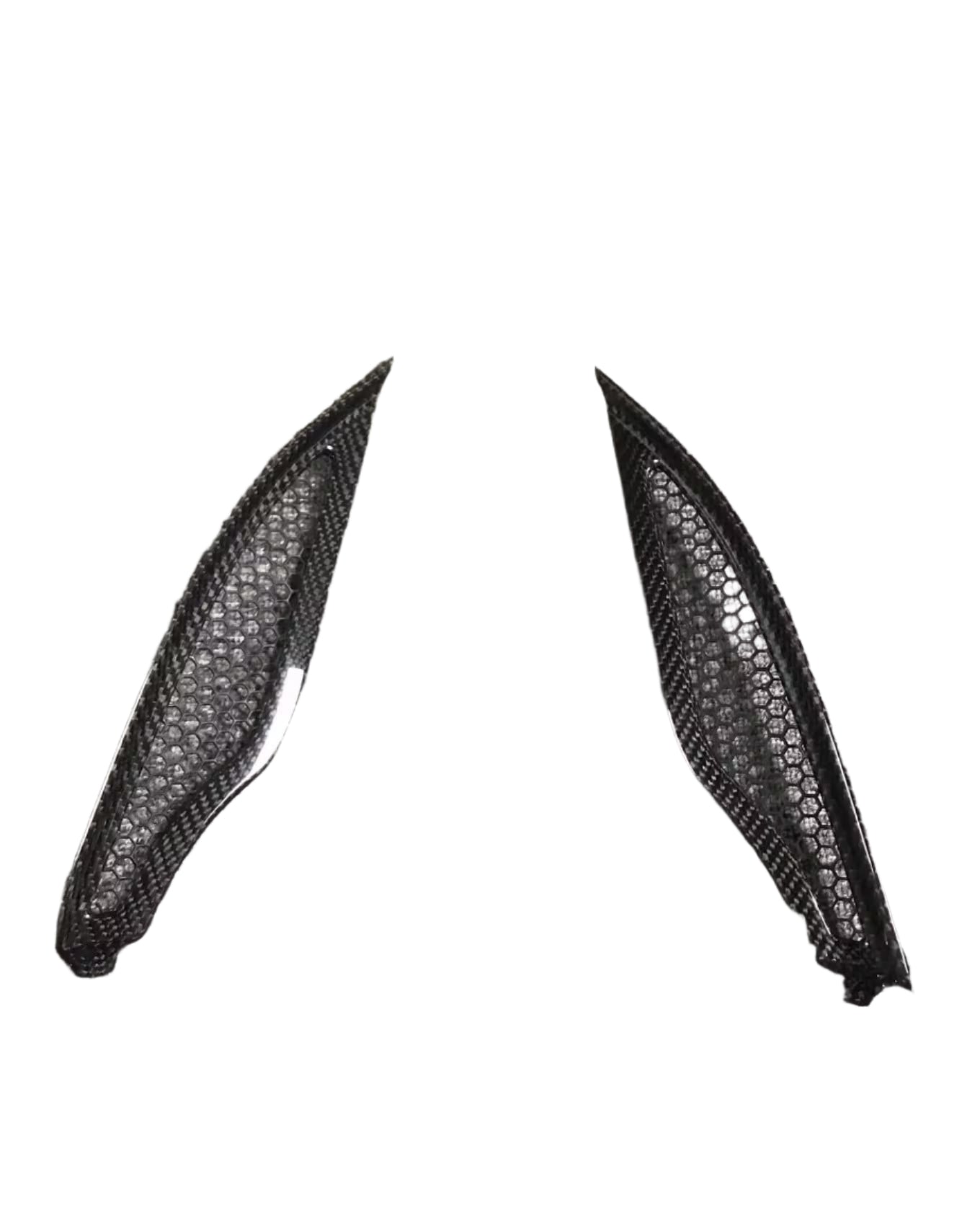 Carbon Fiber Side engine Intake Vent Trim Set - Mclaren 720s Coupe