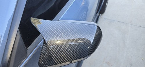 M style Carbon Fiber Mirror Caps - Ford Mustang 2015-23