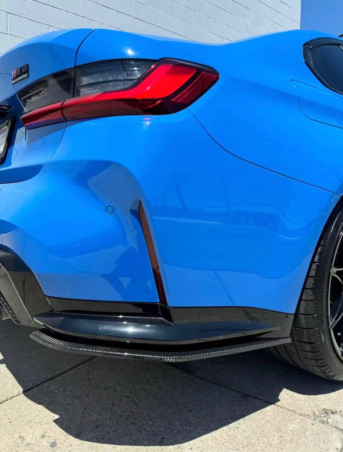 Dry Carbon Fiber Rear bumper Canard Extension - BMW G80 & G81 M3 / G82