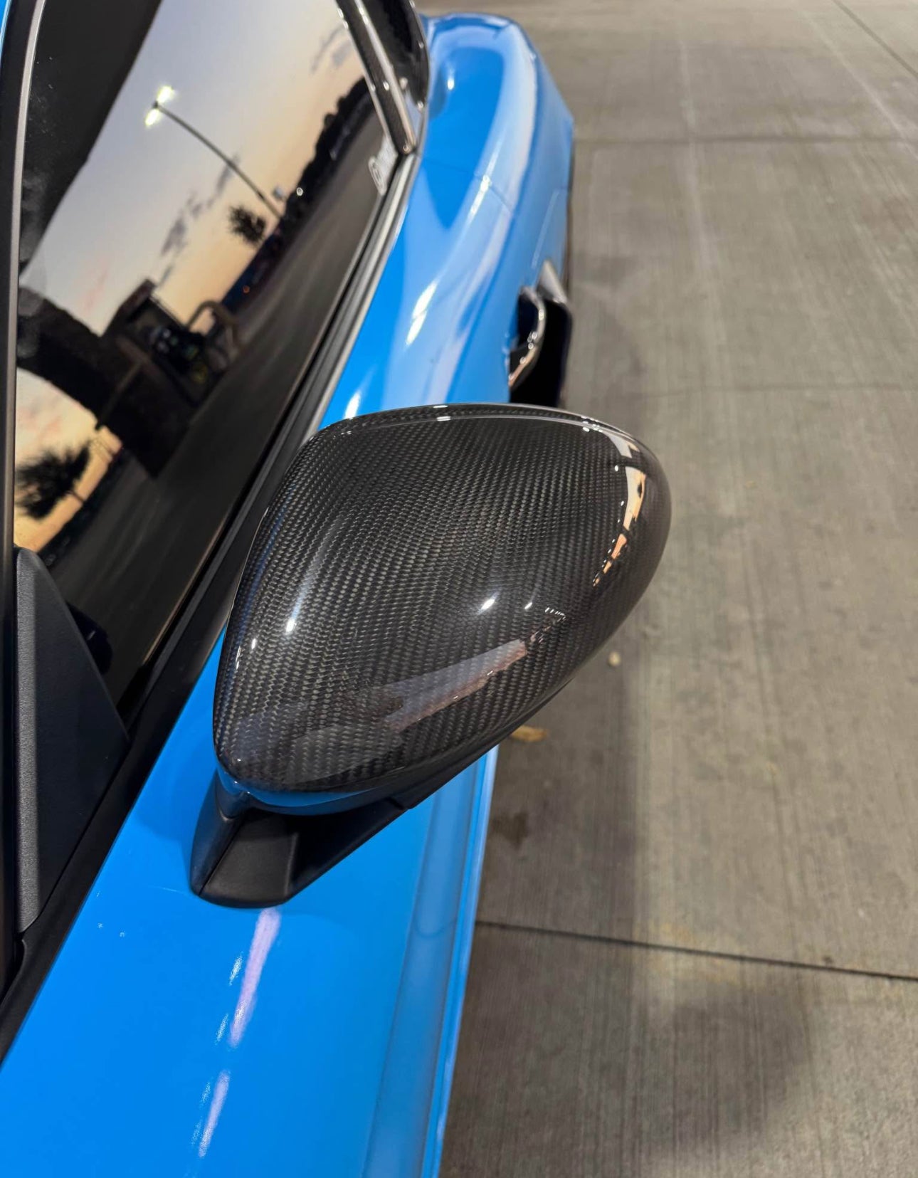 Dry Carbon Fiber Mirror Cap Set Replacement - Porsche 981 Boxster GTS 991 911