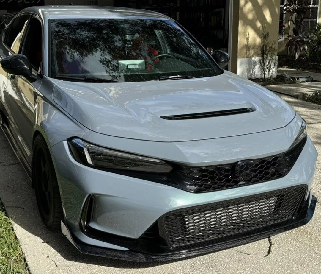 Honda Civic 11Th FL5 TYPE R 23+ Carbon Fiber Front winglet Lip extension