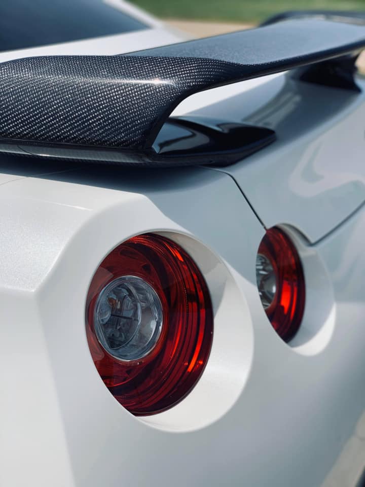 OEM Style Carbon Fiber Rear Trunk Spoiler Wing - Nissan GTR R35