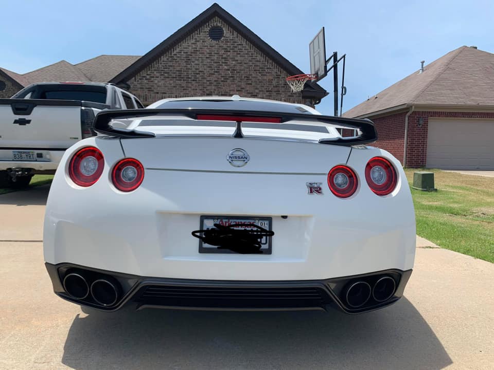 OEM Style Carbon Fiber Rear Trunk Spoiler Wing - Nissan GTR R35