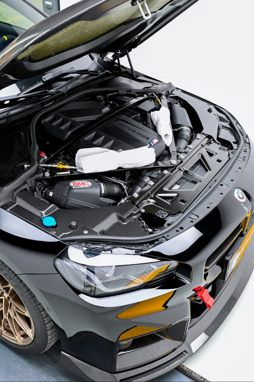 Carbon Fiber Engine Bay Headlight Cover Trim Set V2 - BMW M2 G87