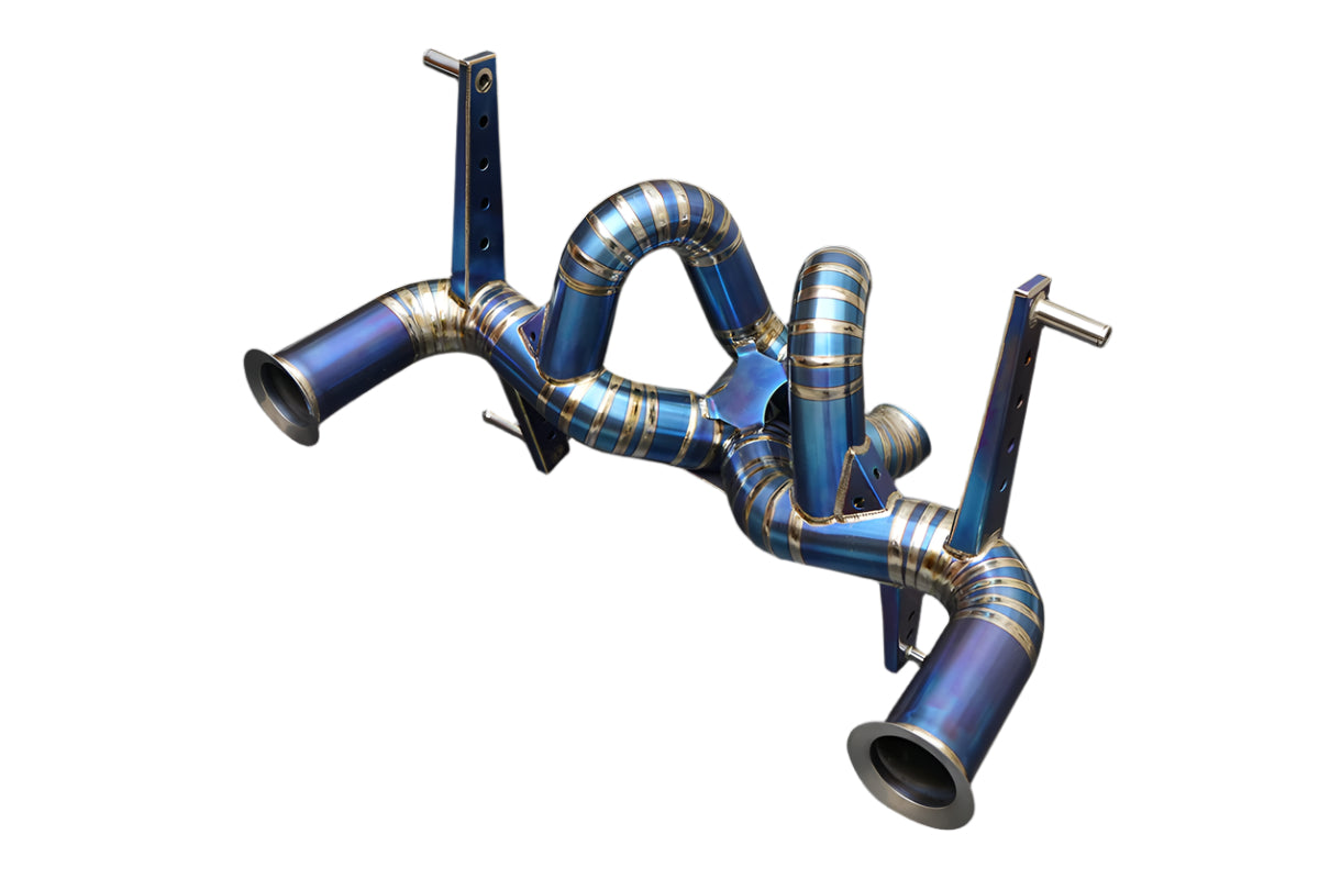 Titanium Straight Pipe Exhaust System -  Lamborghini Aventador S LP740-4 6.5L V12 2016-2021