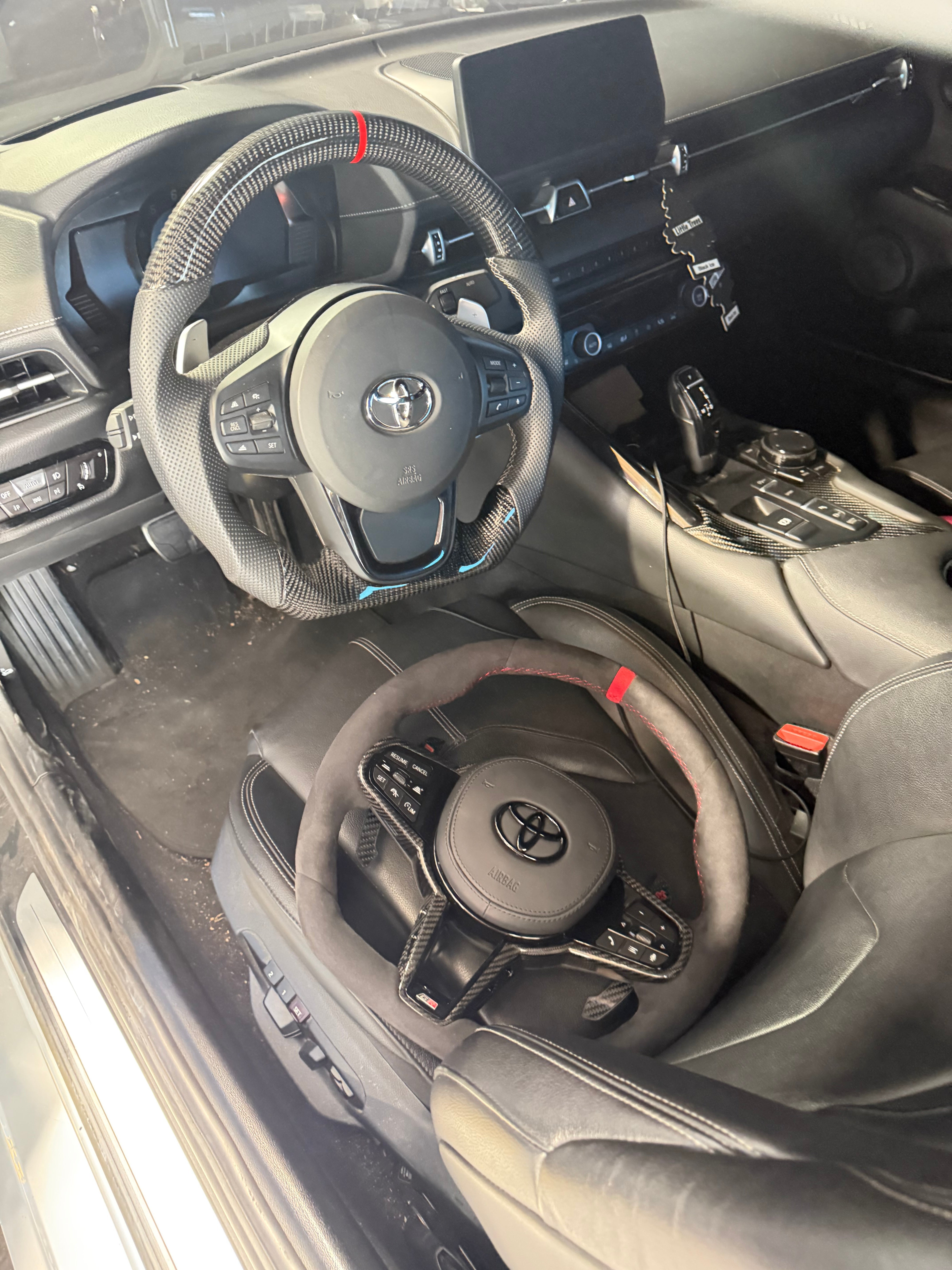 MK5 Toyota Supra A90 A91 - G8X Style Custom Steering Wheel Replacement Conversion Upgrade