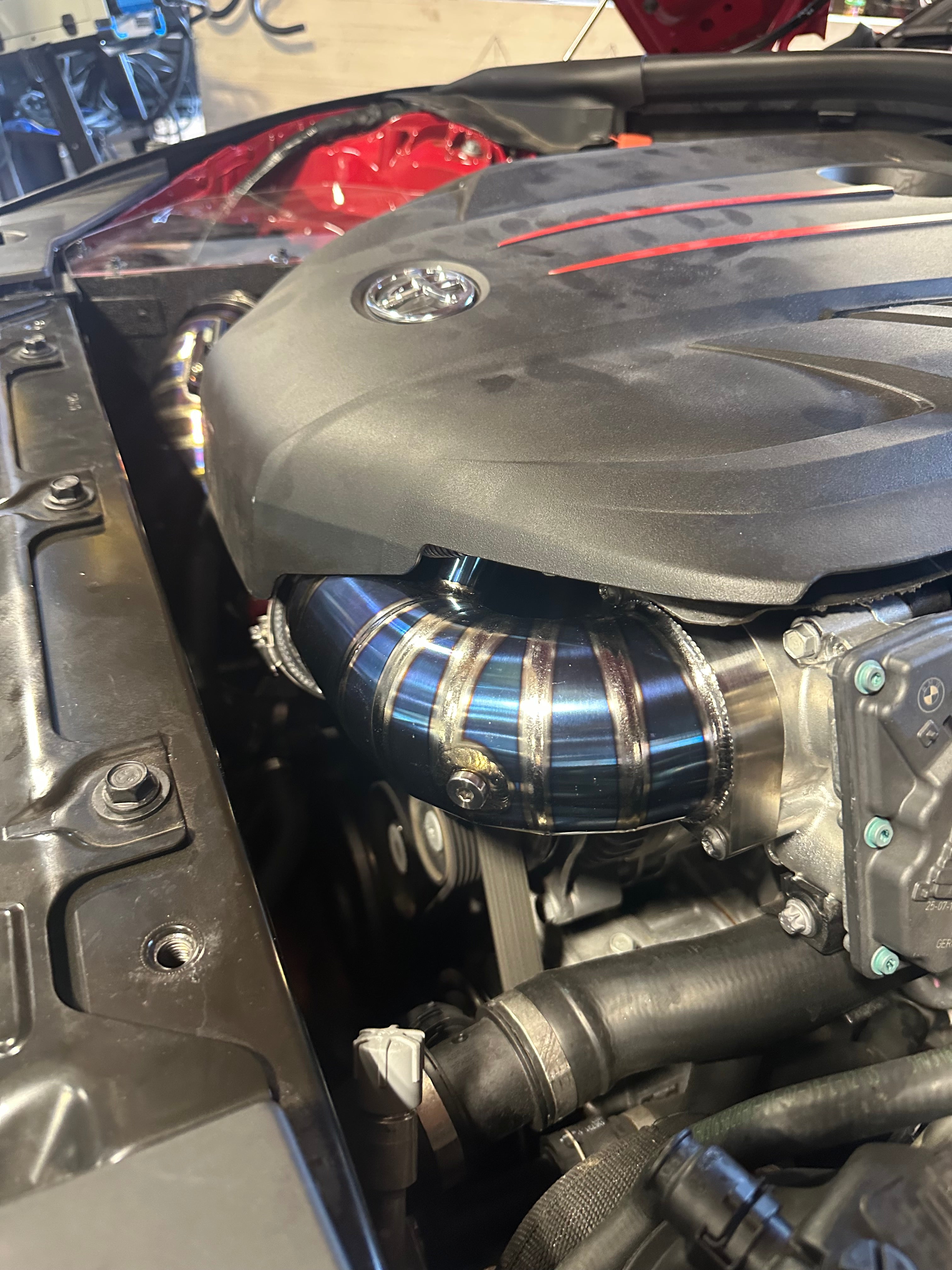 Titanium B58 Charge Pipes - BMW M340i B58 G20 G29 Supra A90 3.0T 2020+