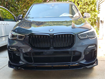 Gloss Black Front Lip Splitter - BMW X5 G05 M Sport 2019-2023