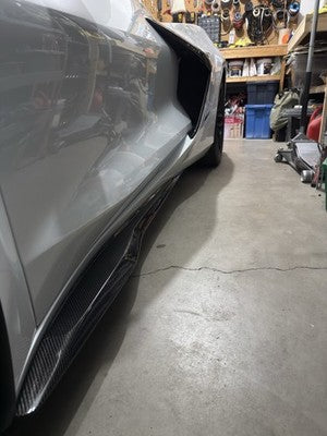 Carbon Fiber Side Skirt - 23-26 Corvette C8 Z06