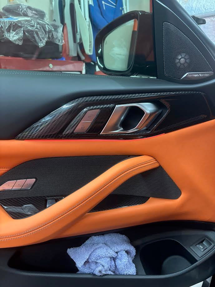 Carbon Fiber Door Window Trim Cover - BMW G82 M4 & G22 4 Series