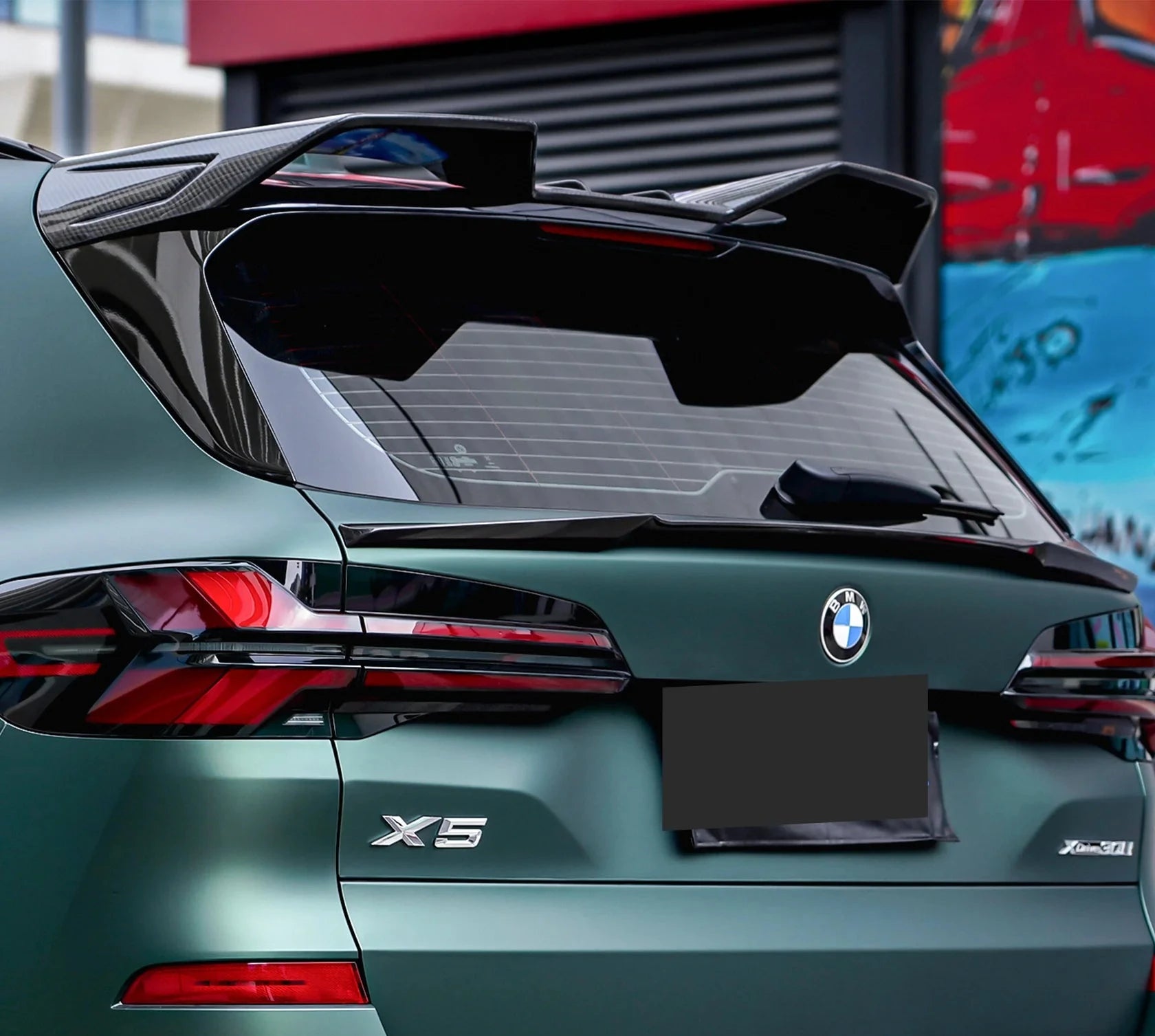 BMW X5 G05 Dry Carbon Fiber TK Top Wing / Spoiler
