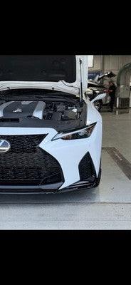 Gloss Black CTM Front Splitter Lip - 21-25 Lexus IS300 IS350