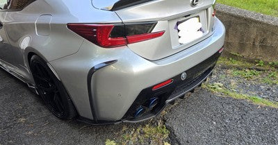 Carbon Fiber CT Rear Diffuser w/ Rear Canard - Lexus RCF RC F