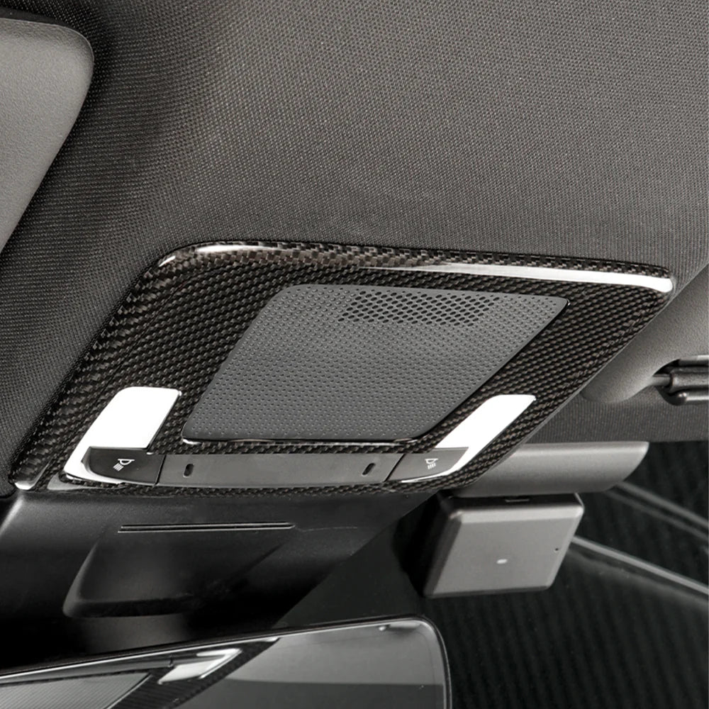 Carbon Fiber Reading Light Lamp Panel Cover - Honda 11th Civic Type R FL5