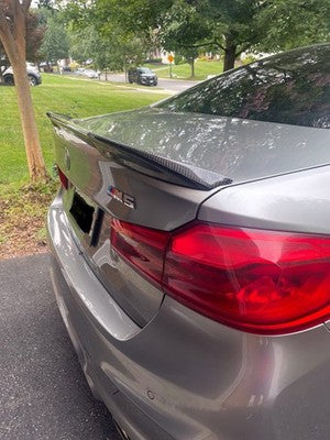 Carbon Fiber Rear Trunk CS Style Spoiler -  2017-2023 BMW G30 530i 540i F90 M5