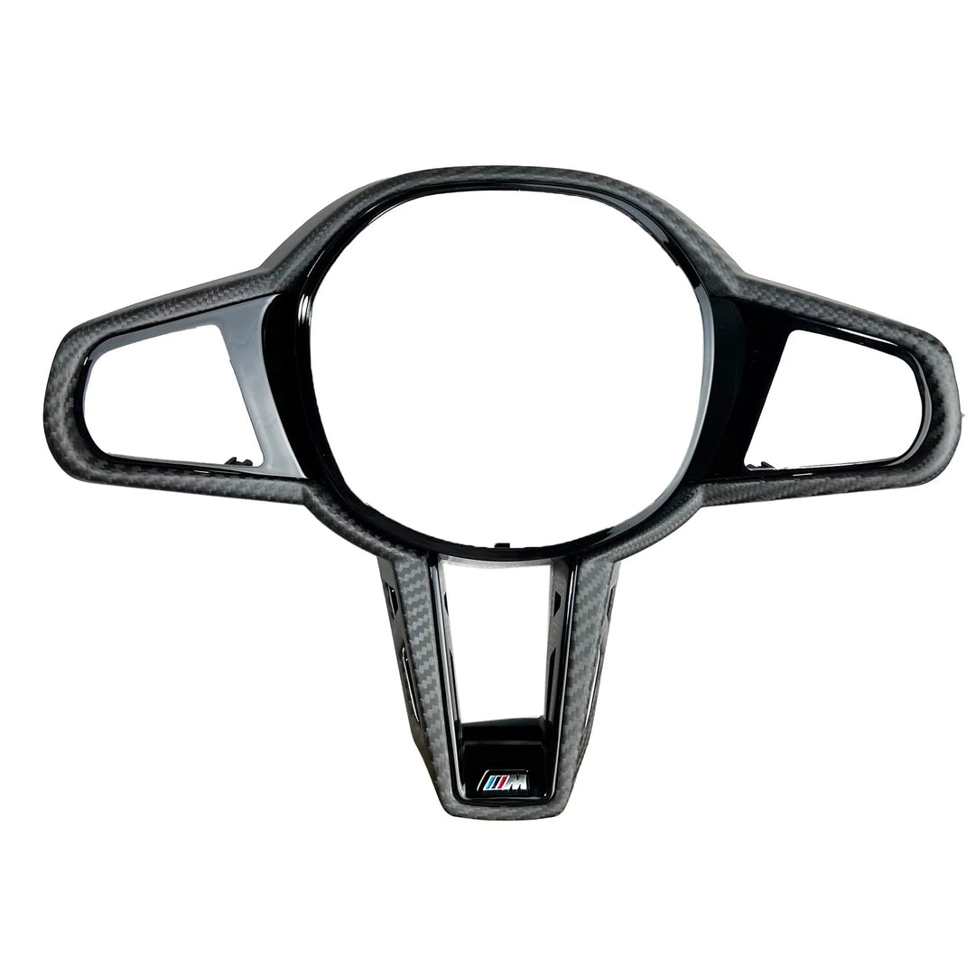 Carbon Fiber Steering Wheel Trim CS Style - BMW G Chassis