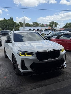 Gloss Black MP front lip - 2022-24 BMW G01 X3 G02 X4 LCI