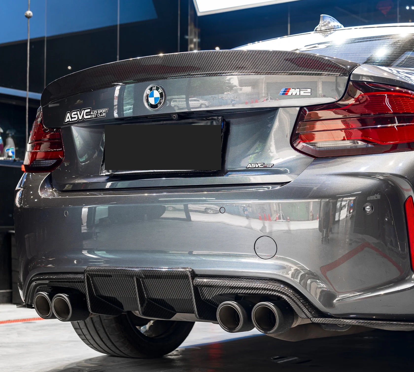 Dry Carbon Fiber KB Style Spoiler - BMW F87 M2