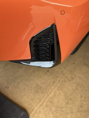 Carbon Fiber Fog Light Cover Lower Bumper Side Trim - Lexus IS 300 350 500 2021-2025