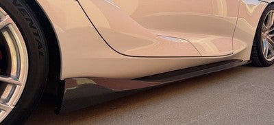 Varis Style Carbon Fiber Side Skirt extensions - Toyota A90 Supra