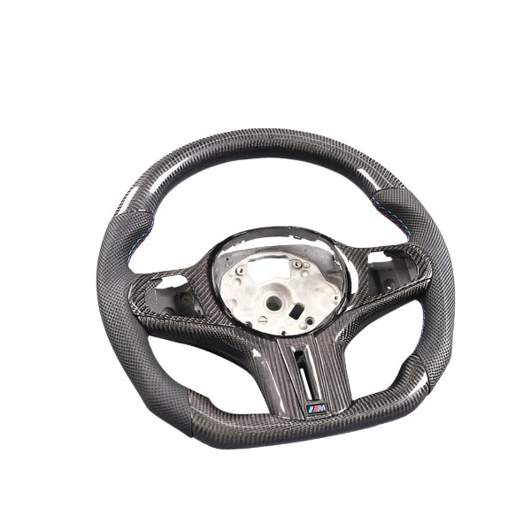 Carbon Fiber Steering Wheel w/ Flat bottom - BMW G80 & G81 M3 /G82 & G83 M3/G87 M2