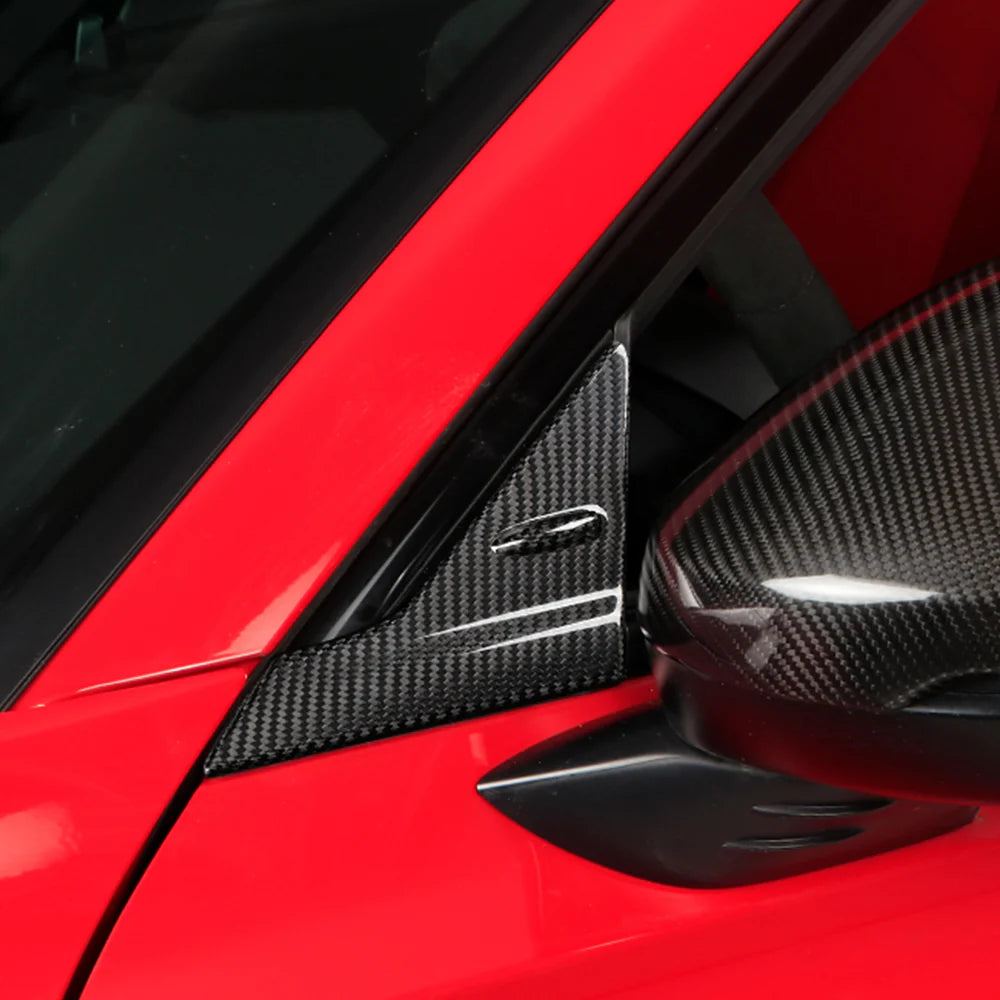 Carbon Fiber Anti-Wind Buffeting Deflector for Honda 11th Civic Type R FL5