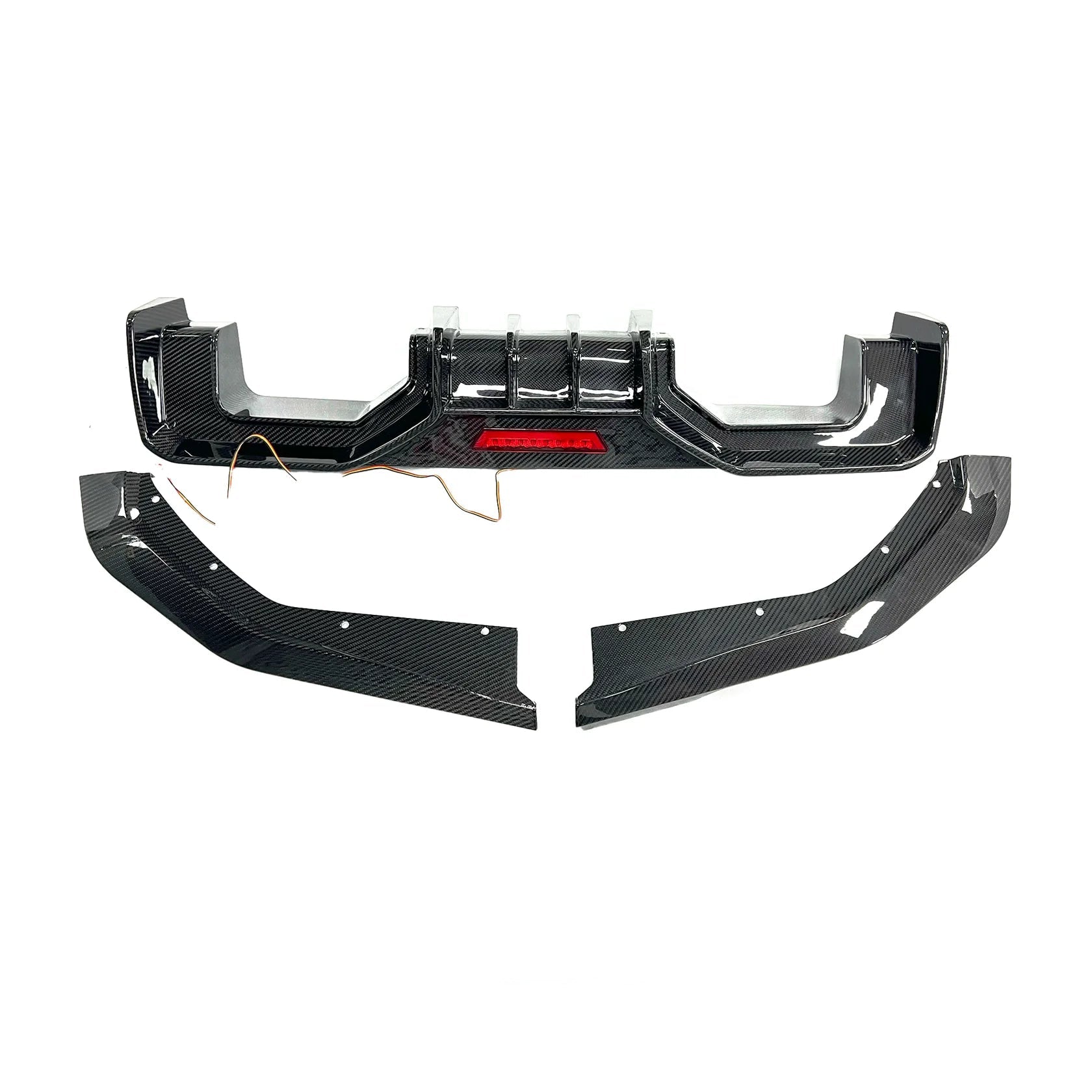 Carbon Fiber Diffuser w/ LED Light AD Style - BMW G80/G81/G82/G83 M3 M4