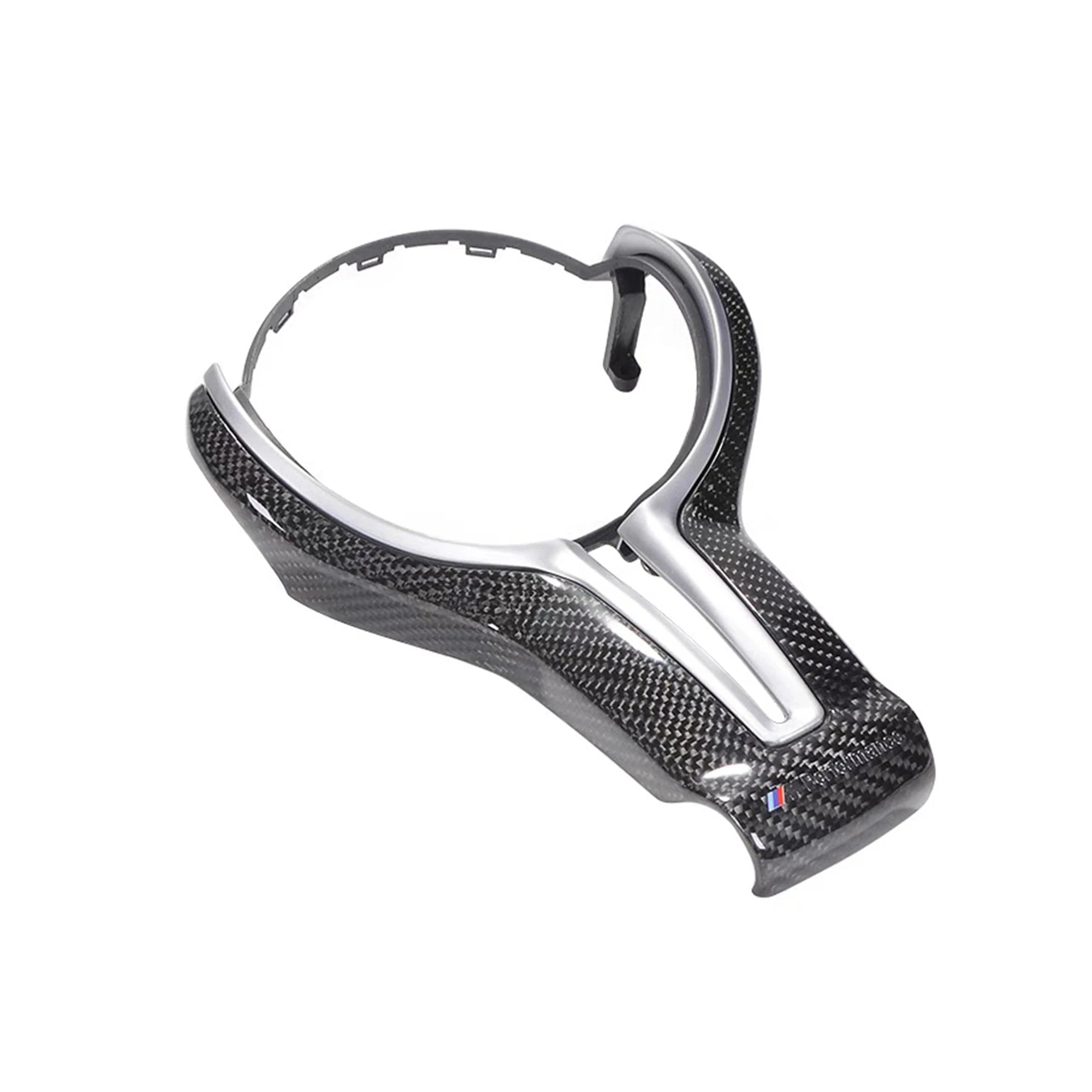 Carbon Fiber Outer center Steering Wheel Trim - F-Chassis M Vehicles