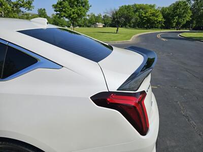 Carbon Fiber V Rear Trunk Spoiler - Cadillac CT5 CT5-V 2020-2023