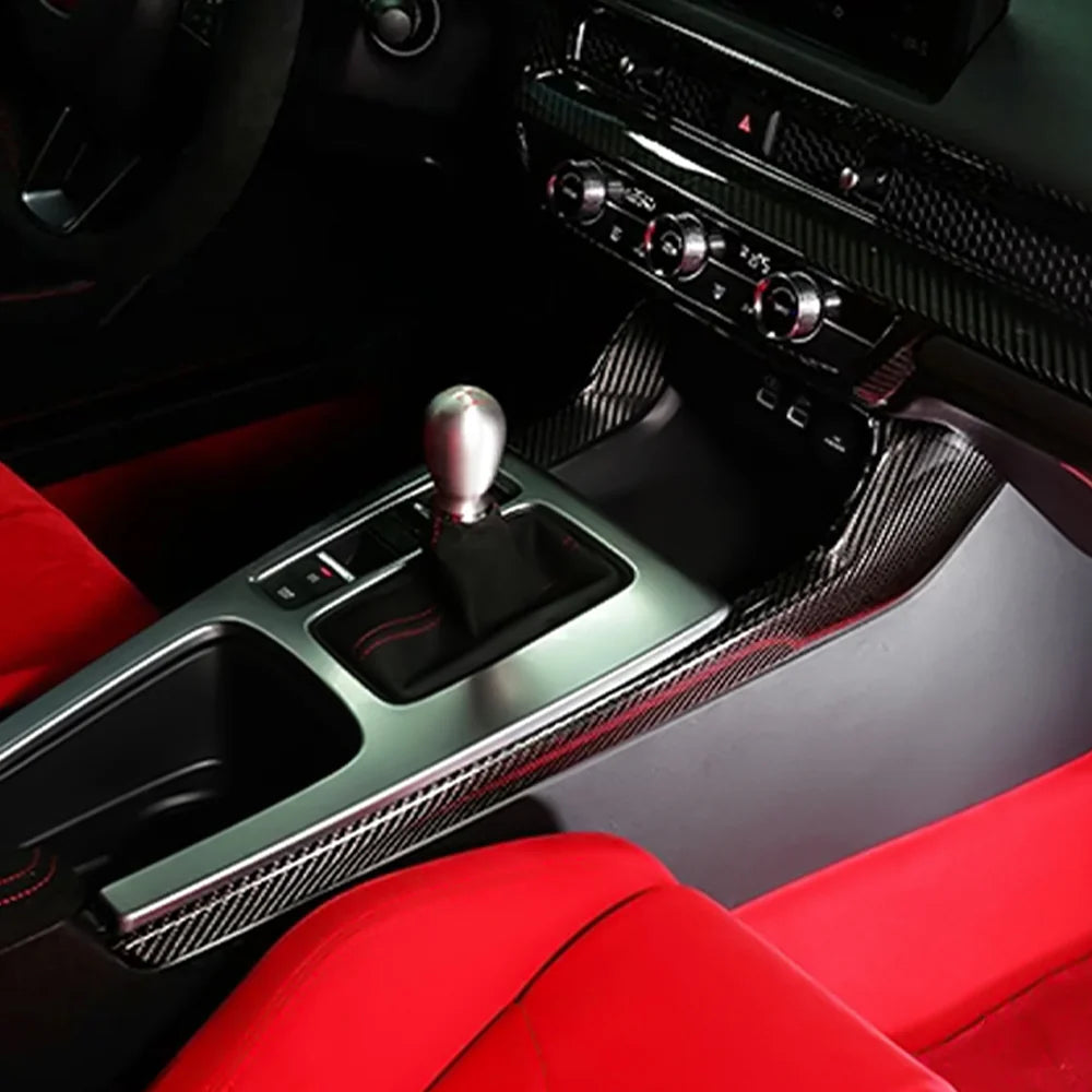 Carbon Fiber Central Console Side Trim -  Honda Civic Type R FL5 23+