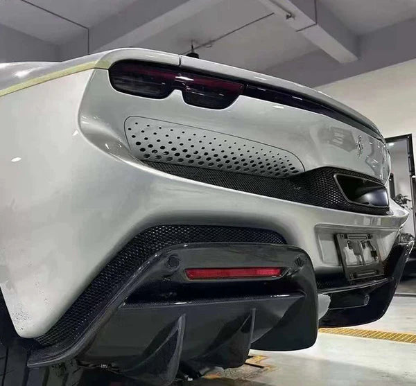 FERRARI 296 Dry carbon fiber Rear Diffuser