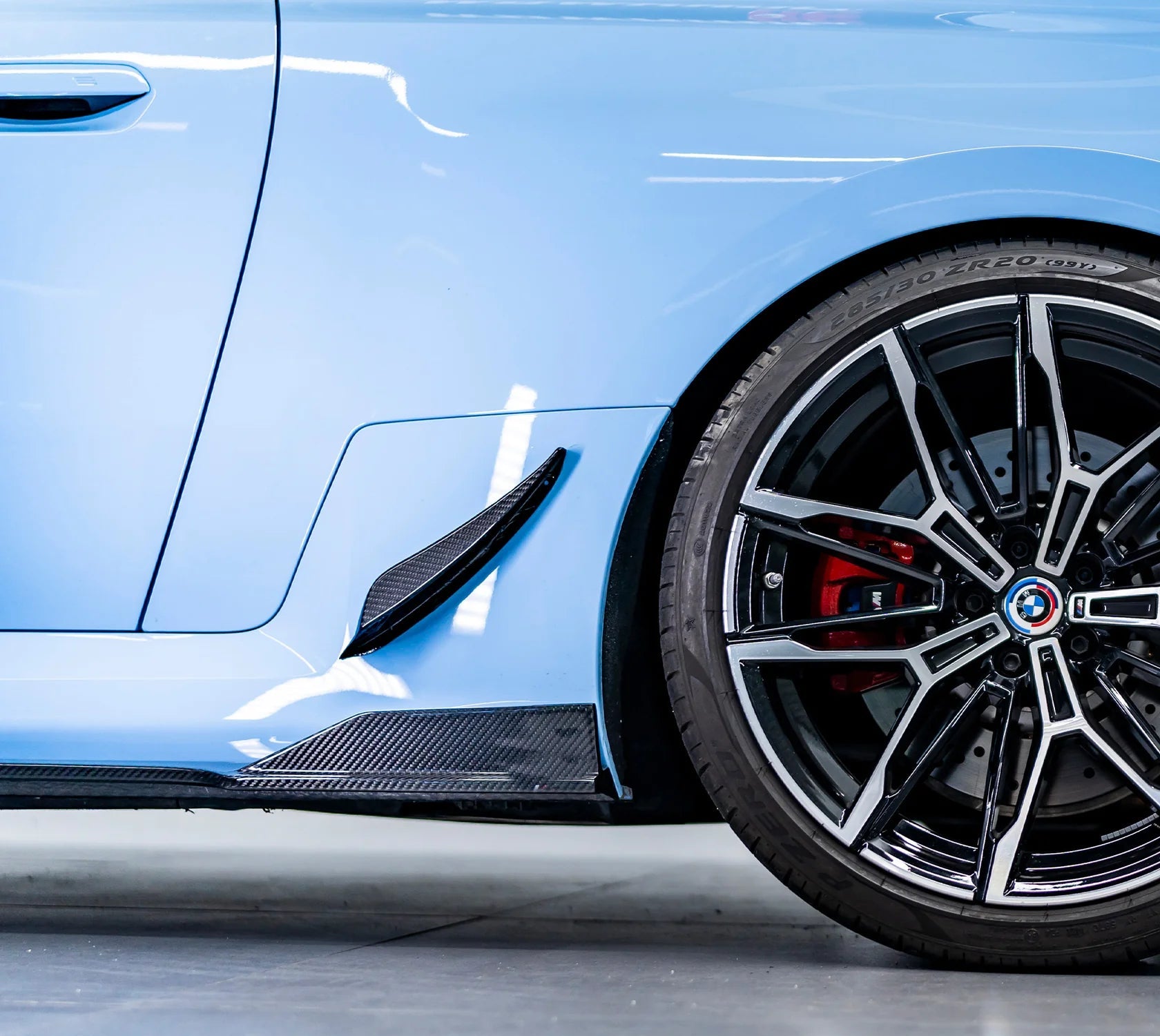 Carbon Fiber Rear Side Skirt Canards - BMW G87 M2