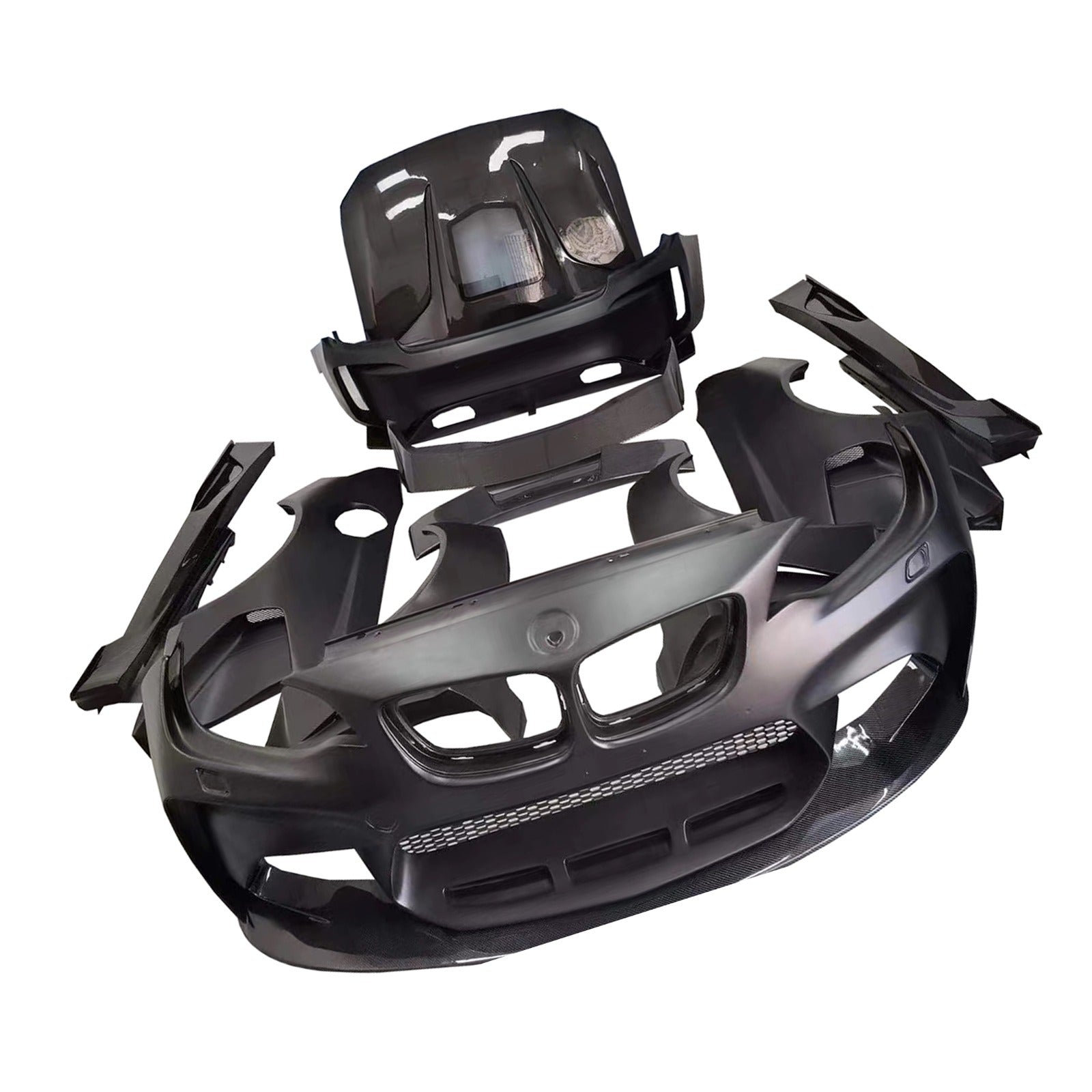 Full IMP Style Wide Body Kit w/ Carbon Fiber - BMW F87 M2 / C