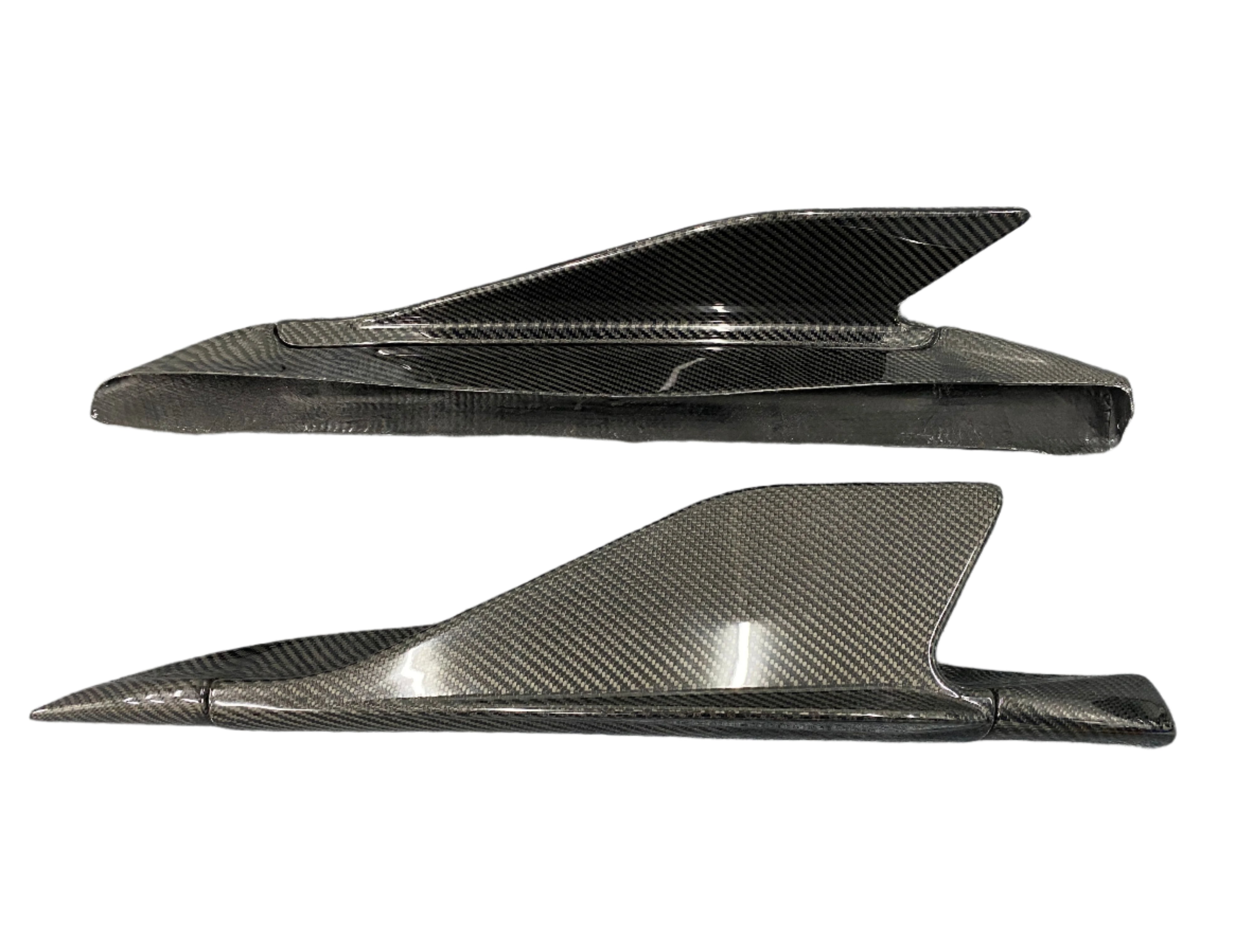 Carbon Fiber Corner Side Skirt winglet - Ferrari 488