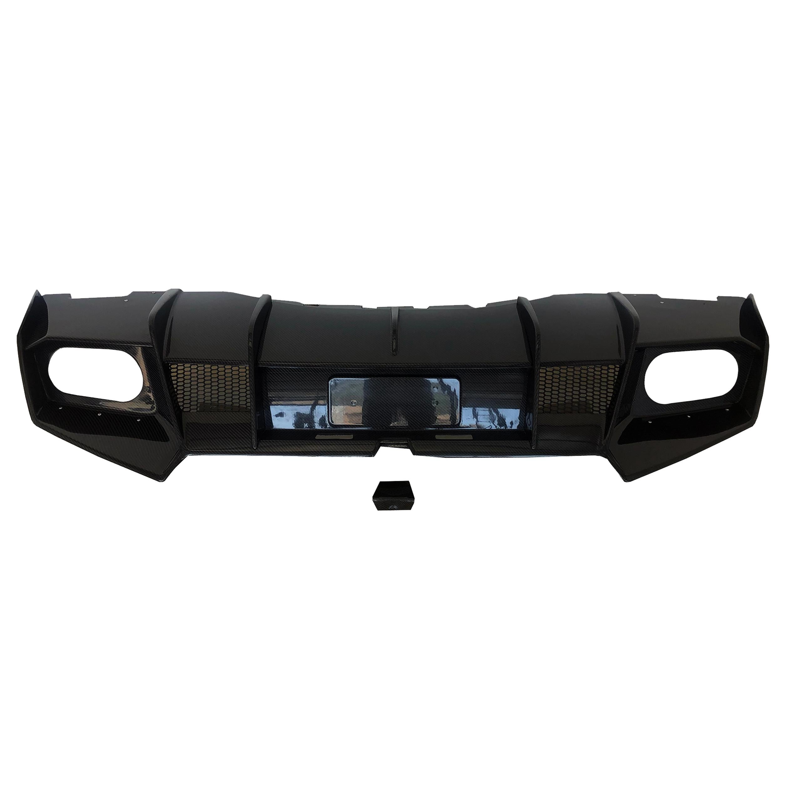 Carbon Fiber M Style Rear Diffuser - Lamborghini Huracan