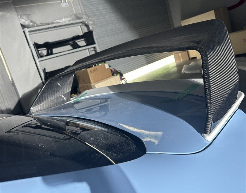 Dry Carbon Fiber Rear Trunk N Style Spoiler Wing w/ base - BMW G87 M2 / G42 M240i