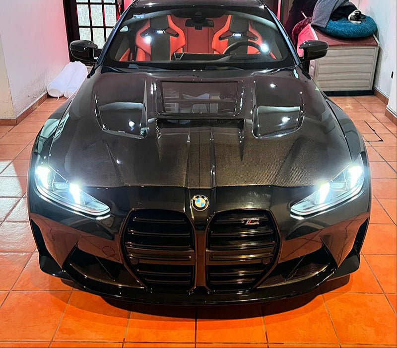 BMW G80 G82 G83 Dry Carbon Fiber R GT Transparent Engine Lid