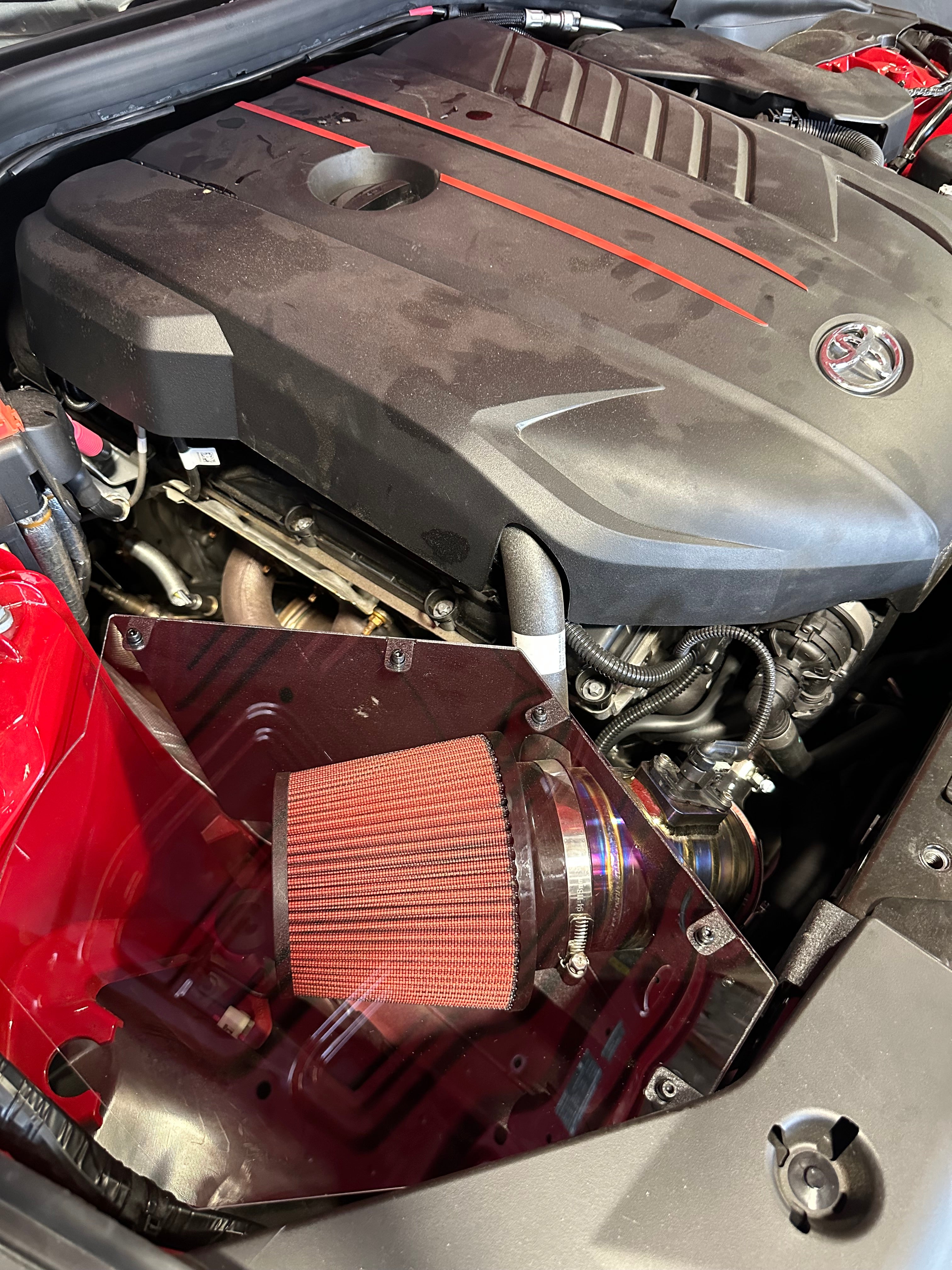4'' Titanium High Flow Air Intake System - Toyota Supra A90 BMW Z4 B58 3.0L