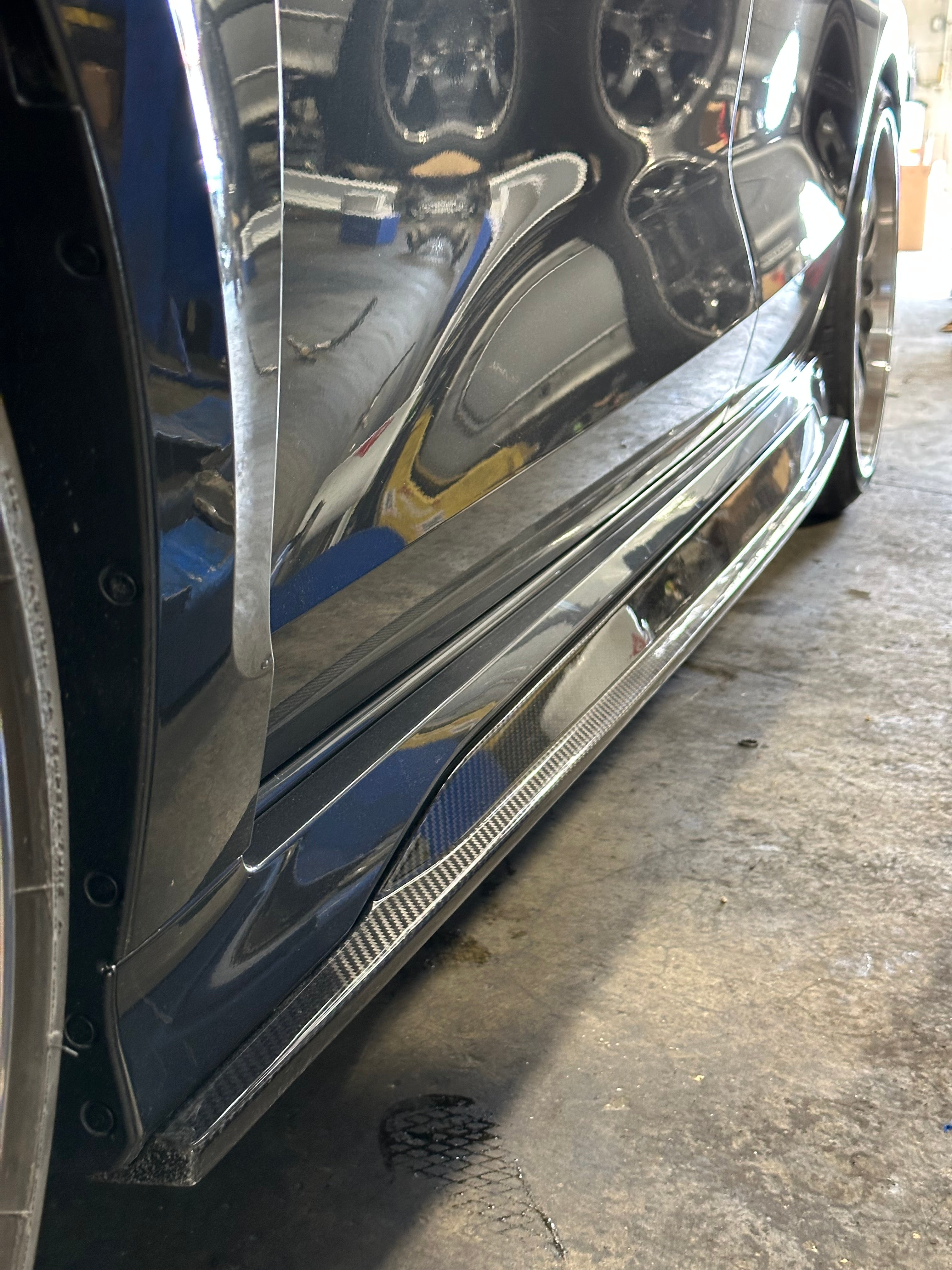 Dry Carbon Fiber Side Skirt - Audi RS3 8Y sedan