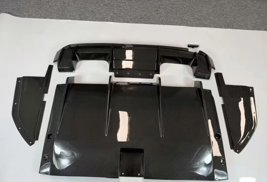 Carbon Fiber Rear Undertray Diffuser - BMW G80 M3 / G82 & G83 M4