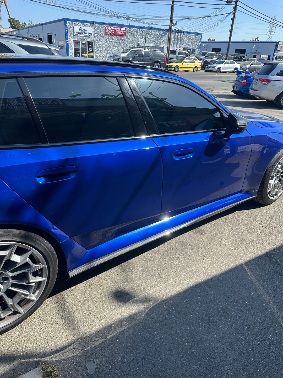 Prepreg Carbon Fiber SQ V1 Side Skirt Rocker Panel - BMW G90 G99 M5 Sedan 2025+