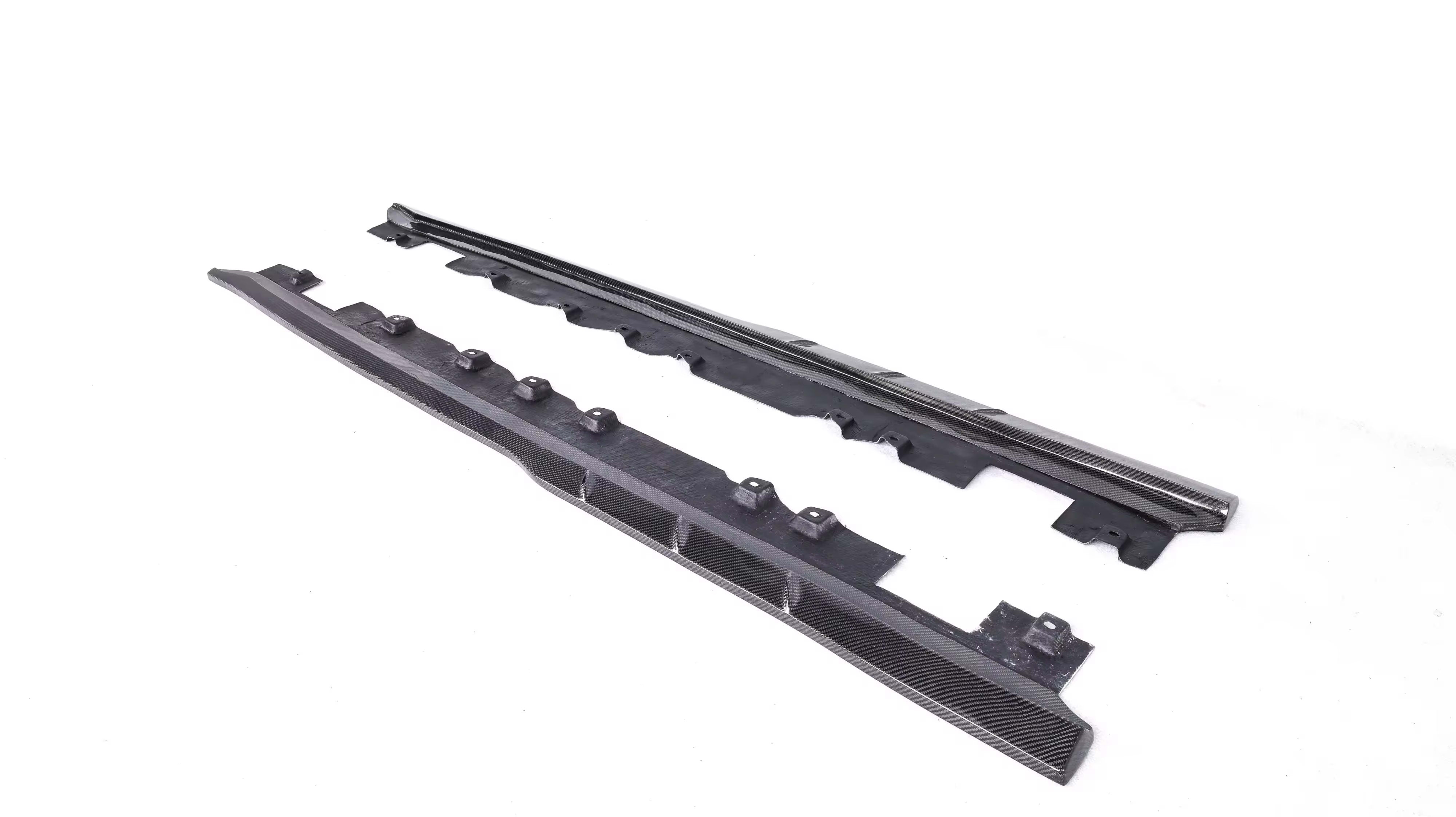 Carbon Fiber TCI Side Skirt extension Set  - Toyota Supra A90