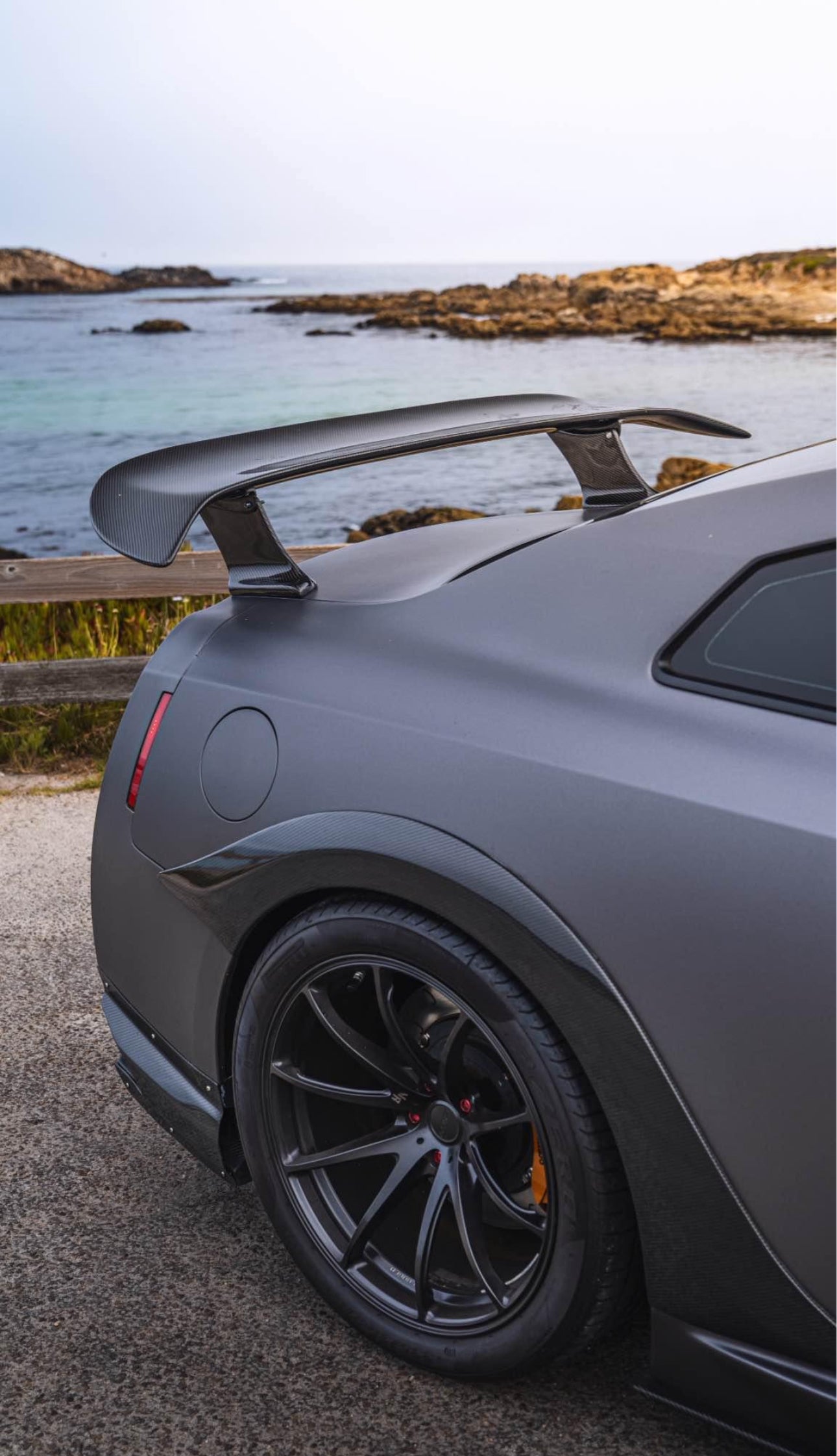 Carbon Fiber Rear Trunk Spoiler Wing - 08-16 Nissan GTR R35